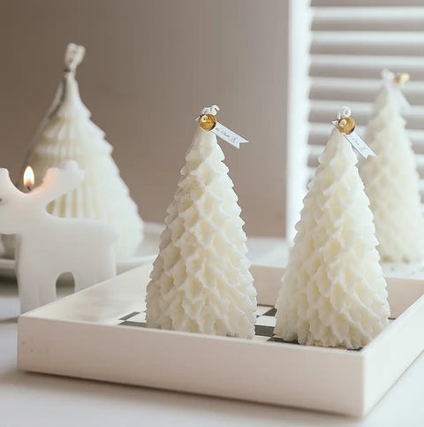 New Year Christmas Tree Candle
