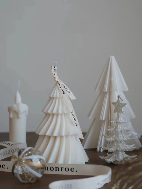 New Year Christmas Tree Candle