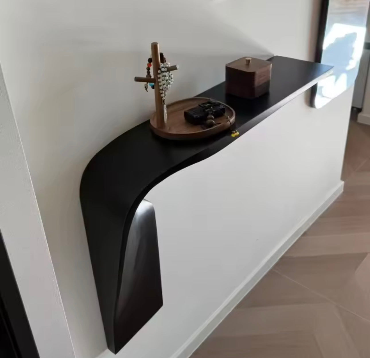 Nordic Wabi-Sabi Entrance Console Table