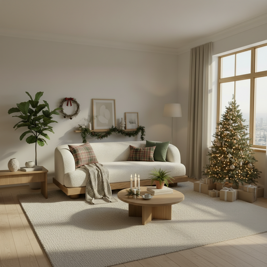 The Nordic Elegance Three-Seat Sofa