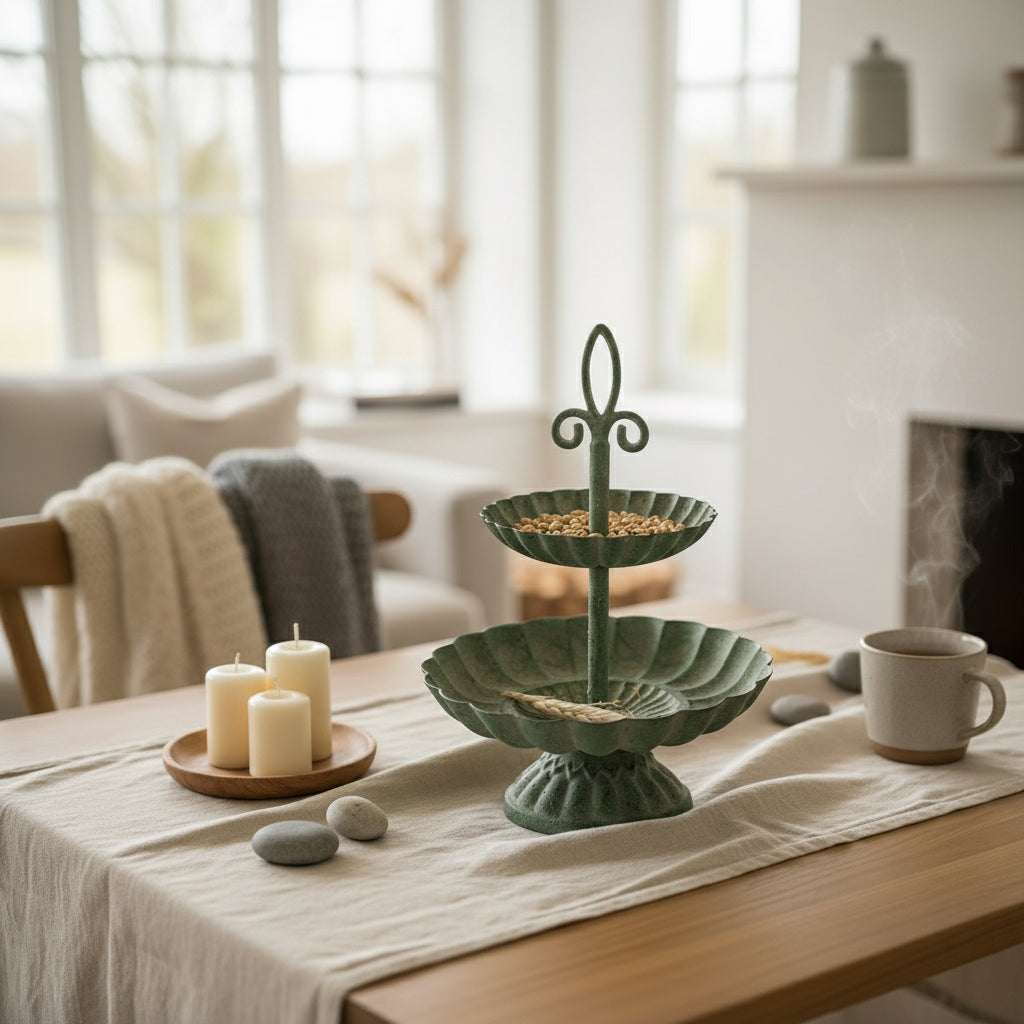2-tiered Antique Plate