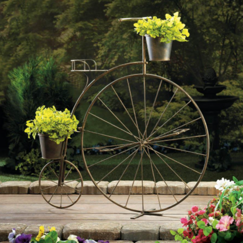 Old-Fashioned Bicycle Plant Stand - Hyggeh