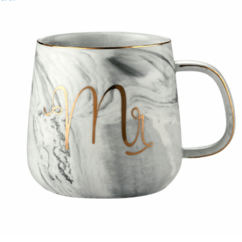 Lovers Mug+Saucer Marble Set - Hyggeh