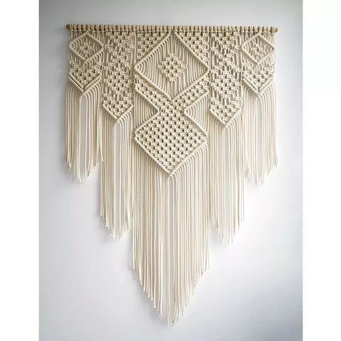 Title: Handmade Macrame Wall Hanging - Scandinavian Style (100*110cm)