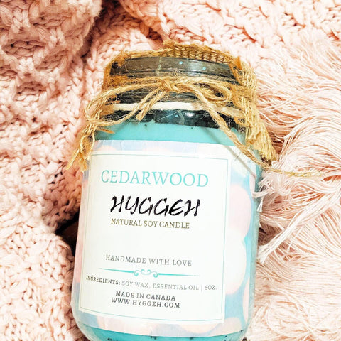 Cedar wood Hyggeh soy candle - Hyggeh
