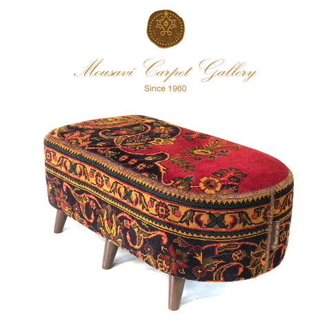 Handmade Oval Shape Ottoman - Hyggeh