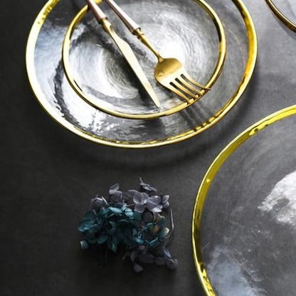 Hand-gilded European Glass Tableware - Hyggeh