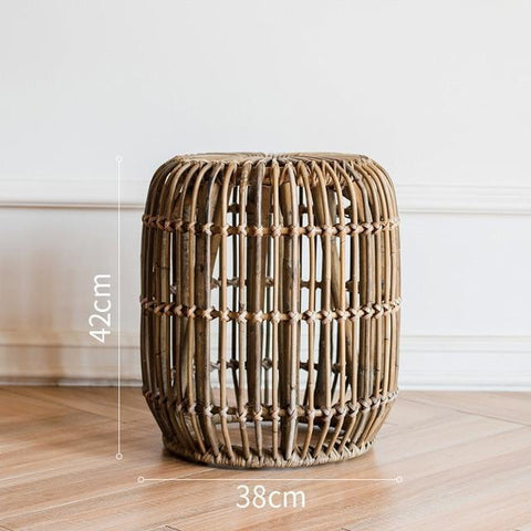 Southeast Asian style natural rattan coffee table - Hyggeh