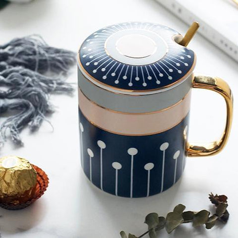 Instant Lux Danish Mug set with lid & spoon - Hyggeh