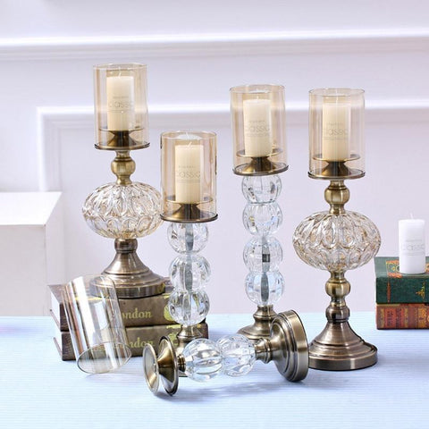 Crystal  Lifting Force Candle Holders - Hyggeh