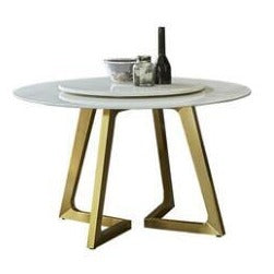 Nordic Marble Round Modern Table - Hyggeh