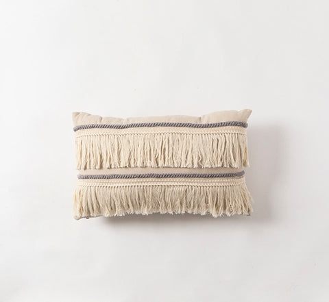 Fringe Linen Pillow