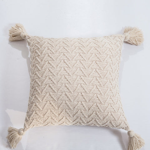 Soft Knit Cushion Solid Cover - Hyggeh