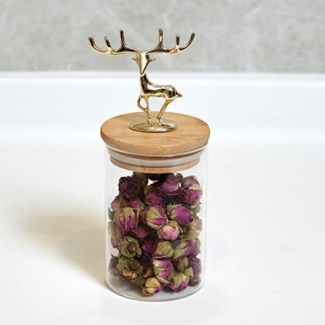 European Golden Deer Tea Candy Jar - Hyggeh