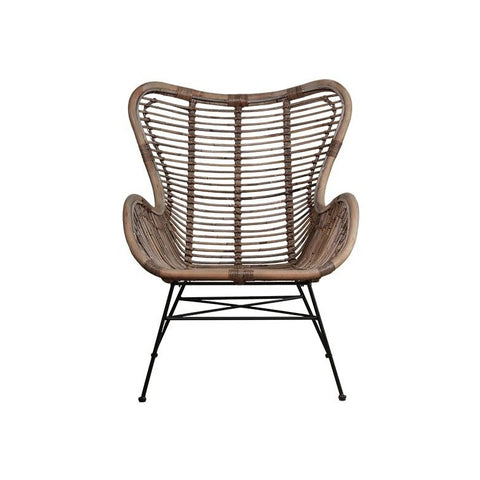 Retro Rattan Handmade Lounge Chairs - Hyggeh