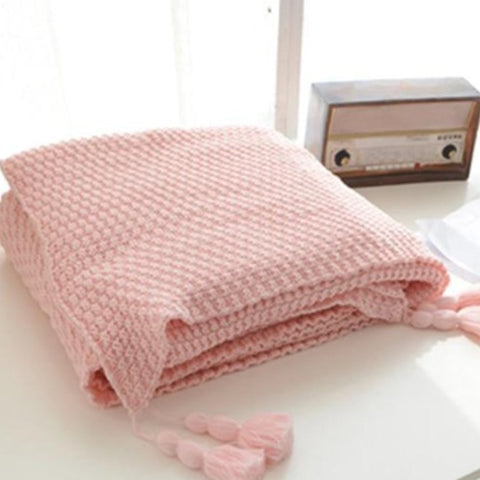 EnganDam Cotton Handmade Throw Blanket - Hyggeh