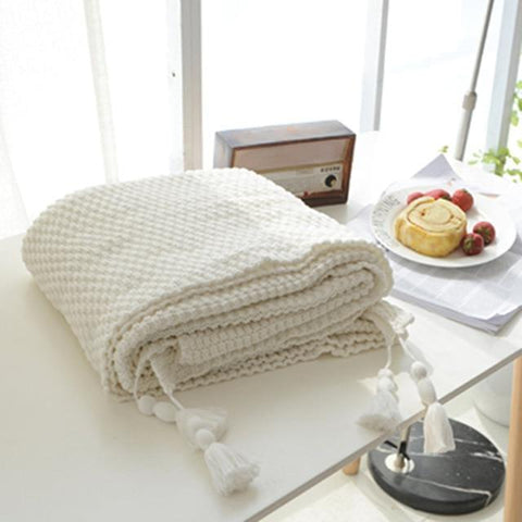EnganDam Cotton Handmade Throw Blanket - Hyggeh